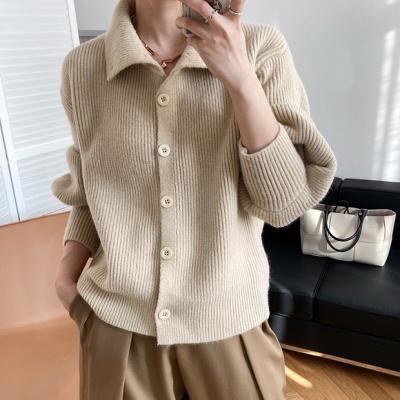 China ZACAVIA breathable knitted cardigan autumn sweater jacket women 2021 thickened long sleeve knitted cardigan for sale