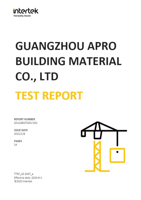 AS2047 - Guangzhou Apro Building Material Co., Ltd.