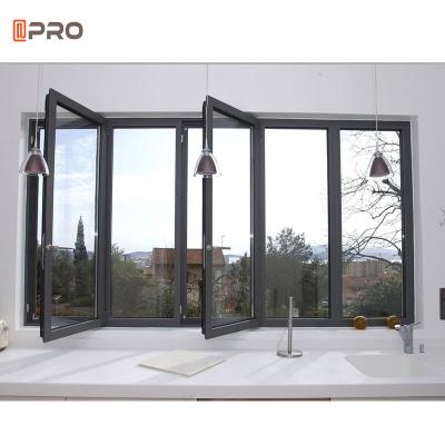 China Casement Double Glazed Window 6063 T5 Aluminum Frame Soundproof for sale