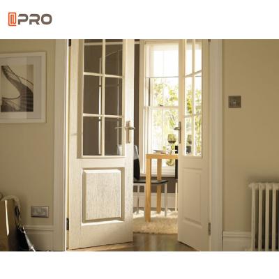 China 6063 T5 Aluminium French Doors Exterior Double Swing Doors for sale