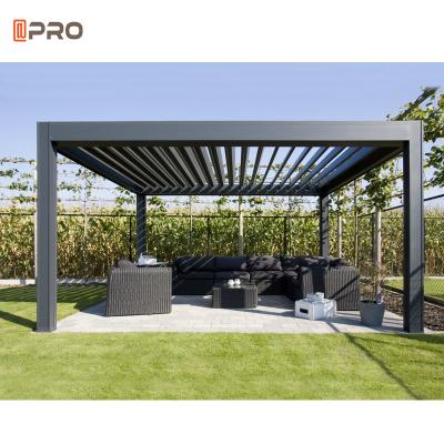 China Techo de persiana de pérgola de jardín personalizado al aire libre impermeable automático en venta