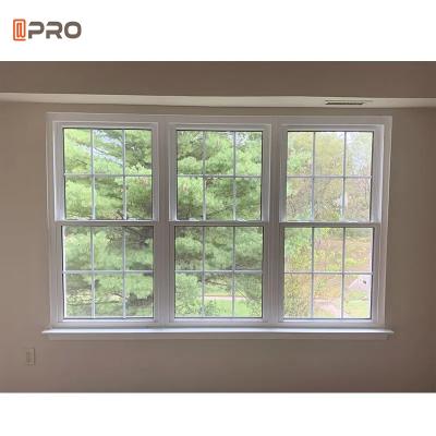 China Customized American Style Aluminum Glass Sash Double Hung Window Glass Single Hung Windows for sale