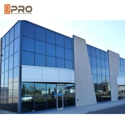 China Energy-Efficient  black  and customized Glass Curtain Walls for Offices for sale