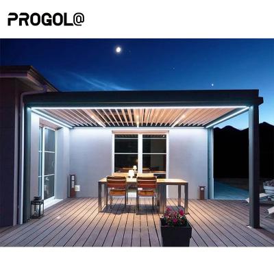 China Customized Aluminum Pergola With Motorzied Or Manual Operation for sale