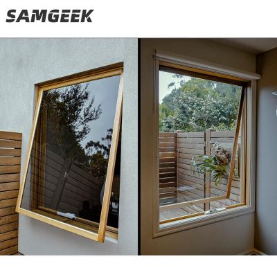 China Large  Black And White Awning Windows For Panoramic Views for sale