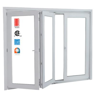 China Customized Aluminum Alloy Folding Doors With Powder Coating And EPDM Gasket for sale