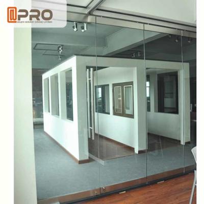 China Frameless modernes Büro verteilt klare Glasstärke der Farbe5/8/12mm zu verkaufen