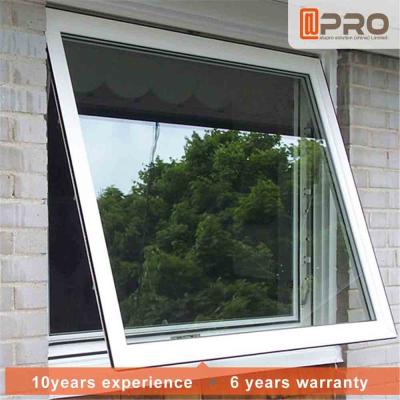 China Vidrio barato de aluminio del toldo de la ventana de la ventana de vidrio del toldo del tratamiento superficial de Hung Casement Window Powder Coating del top del capítulo en venta