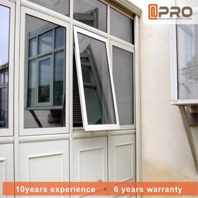 China Aluminum Alloy Modern Awning Window , Space Saving Awning Glass Window awnings vertical window aluminium window awnings for sale