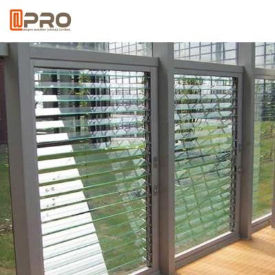 China Aluminum Glass Louvre Windows , Energy Efficient Breezway Louver Windows for sale