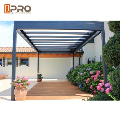 Cina pergola di alluminio moderna di 3x3m, bio- Louvered scorrevole e piegante ritrattabile motorizzato - pergola climatica in vendita