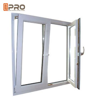 China Anti- alterndes dunkles Grey Tilt And Turn Aluminum Windows mit Moskito-Netz zu verkaufen