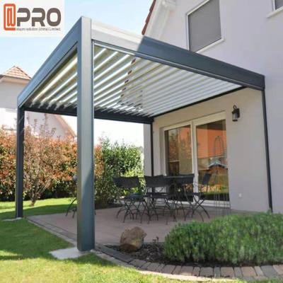 China Modern Motorized Waterproof Aluminum Louvered Pergola for sale