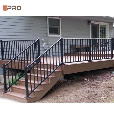 China Black Garden Aluminum Balustrades Fencing Aluminium Stair Handrail for sale