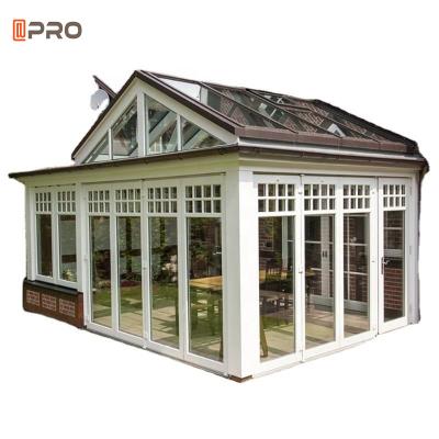 China Openluchtglas Heatproof Victoriaanse Sunroom 6063 Aluminium Te koop