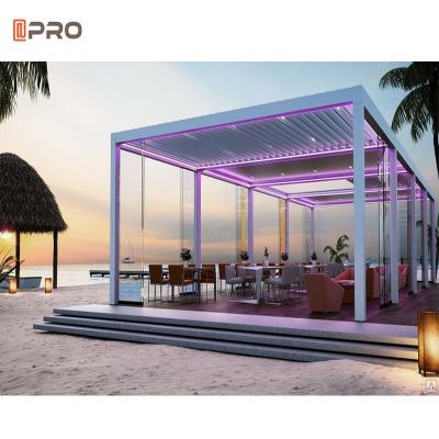 China Aluminium op maat gemaakte bogen Arbours Pergola Moderne tuin Waterdichte pergola Te koop