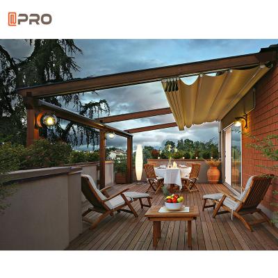 China Automatisches modernes Aluminiumwohnwagen-Metallgazebo-Dach 3x6m der Pergola-T5 zu verkaufen