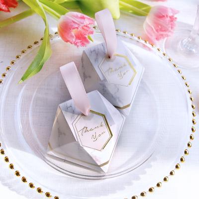 China Recyclable Premium Elegant Flat Box Decoration Floding Decorative Gift Boxes Paper Wedding Favor Bridesmaid Gift Box for sale