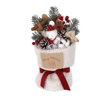 China Other Keeps forever Christmas ins style plush doll bouquet for sale