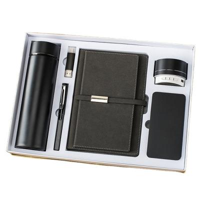 China Agriculture New Product Creative Corporate Customized Logo a5 Laptop with Pen Thermos Mouse Gift USB Business Gift Set for sale