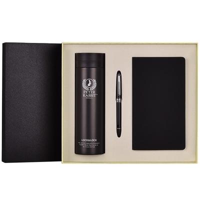 China Presentation Gift Set New Product Creative Corporate Customized Logo Notebook with Pen Insulated Mug Gift Wholesale Business Gift Sets for sale