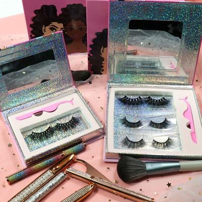 China Wholesale Q good quality private label lashes magnetic 3d eyelashes with magnetic eyeliner eyelashes set for sale