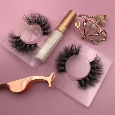 China Natural Hand Made Eyelashes 30mm 25mm Mink Lashes , Custom Label Mink Eyelashes Extensions Seller for sale