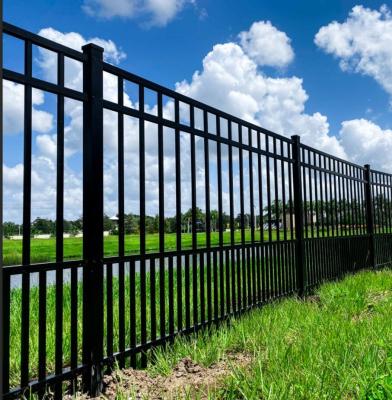 China Easily Assembled Powder Coated Custom Modern Portable Outdoor Metal Fence Panels for sale