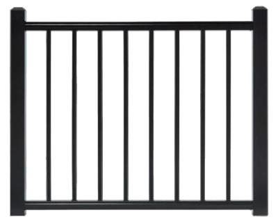 China Easily Assembled Custom Design High Quality Powder Coated Aluminum Garden Post Fence Panels for sale