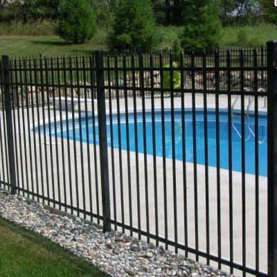 China Modern Custom Metal European Style Outdoor Pool Barrier Easily Assembled Gate Panels for sale