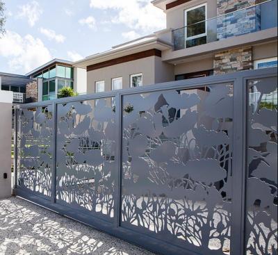 China Professional Manufacturer Easily Assembled Custom Design Laser Cut Garden Panel Fence for sale