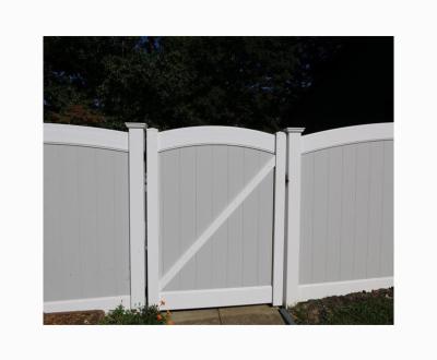 China Easily Assembled Customized Design Manufacturer White Vinyl Pvc Garden Fence Gate for sale