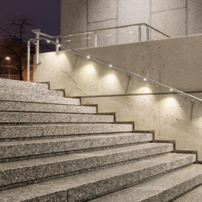 China Modern Custom Made High Quality Balcony Channel Enclosure Glass Led Railing With Led Light for sale