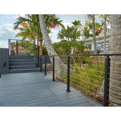 China China Manufacturer Modern Custom Outdoor Deck Cable Wire Railing System for sale