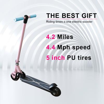 China Unisex 4.4mph 120w speed hub motor folding electric scooter nylon+carbon zone china electric scooter for sale