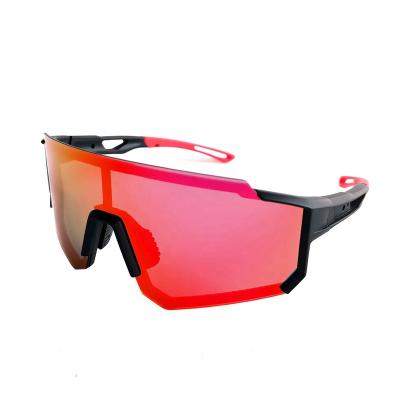 China 2021 newest designer sports sunglasses stylish polarized sunglasses customer logo branded uv400 sun shade sports glass luxury eyewear for sale