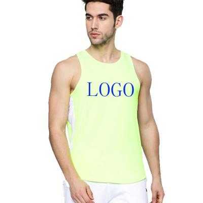 China Crew neck 100% cotton heavy weight anti-pilling new product anti-pilling plus size men's sleeveless tank top for sale