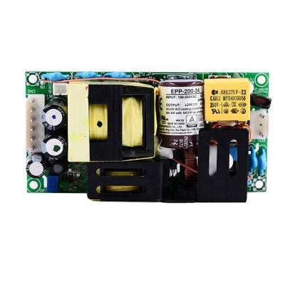 China Mean Well Green PCB Type Open Frame Power Supply EPP-200-24 200W 24V Single Output Changeover Power Supply With PFC 127*76.2*35mm (L*W*H) for sale