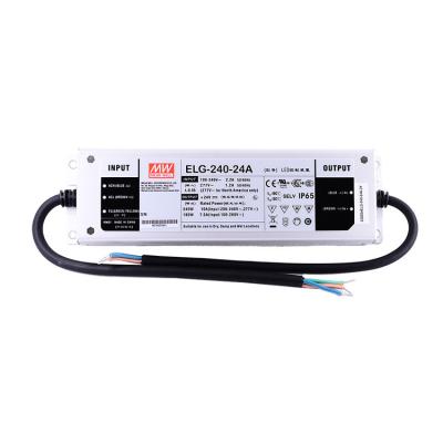 China MID WELL 144~200W Constant Voltage + Waterproof Constant Current LED Driver ELG-200-24A/B/AB/DA-3Y IP67 Power Supply ELG-200-24A-3Y for sale