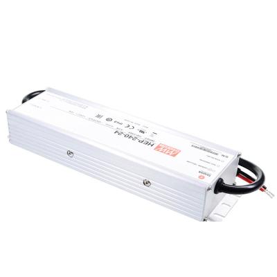 China Withstand Vibration Test Original 10G MEAN GOOD Power Supply Case HEP-240-24 Outdoor Waterproof Aluminum Power Supply For Outdoor Telecommunication Equipment for sale