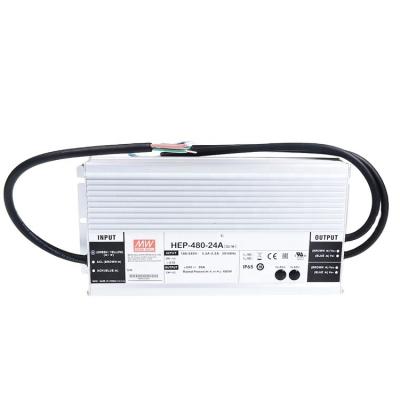 China Withstand Vibration Test 10G IP68 Original MEDIUM WELL HEP-480-36 AC-DC SMPS 480W 36V Industrial Power Supplies For Harsh Environment for sale