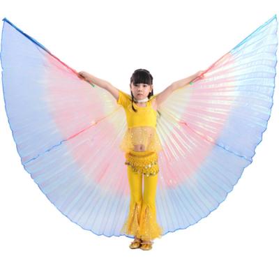 China High Quality Mixed Dreamy Transparent Belly Dance Props Kids Isis Wings for sale