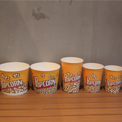 China 64oz 70oz 85oz Bucket Popcorn Paper Cup Customization Printing Disposable Disposable Paper Logo for sale