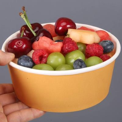 China Disposable Paper Bowl with Disposable Lid Bowl for sale