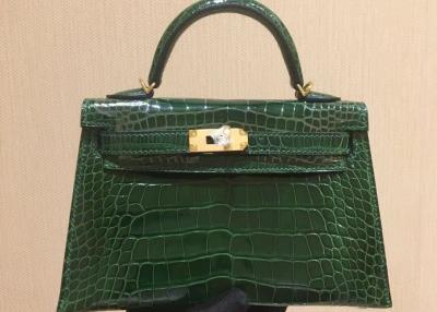 China Emerald Crocodile Skin Bag à venda