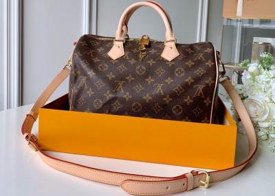 China Bolsa 30 Damier Ebene Carvas rápida do monograma exterior de Brown LV à venda