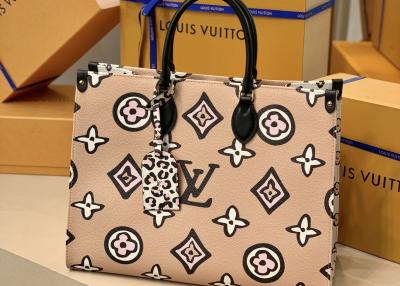 China comprimento M45814 LV Onthego Tote Bag Leopard Monogram Printing de 41cm à venda