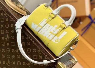 China O saco para o transporte de cadáveres transversal luxuoso do LV M80842 vergasta o estilo novo amarelo vistoso à venda