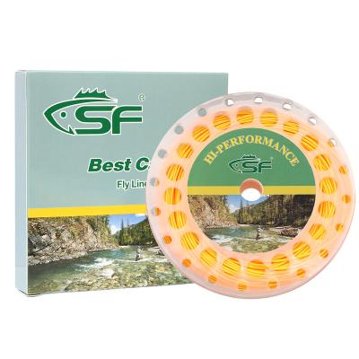 China Float Locator SF Pilot 10wt 11wt 12wt Orange Fishing Weight Forward Float Locator for sale