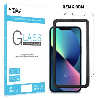 China Mobile Phone Screen Protector Glass 2.5D Ultra Clear Premium Tempered 9H Hardness For iPhone 12 Screen Protector for sale